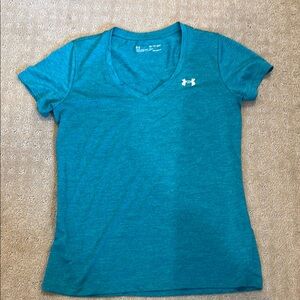 Under Armour Women's Blue V-Neck Top
